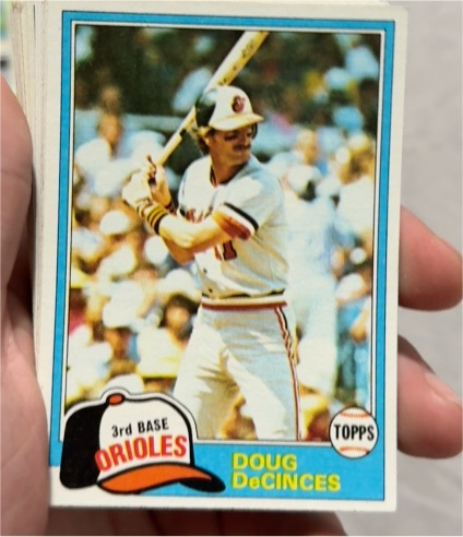 1981 Topps #188 Doug DeCinces — front