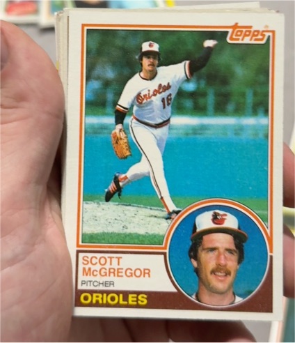 1983 Topps #745 Scott McGregor — front
