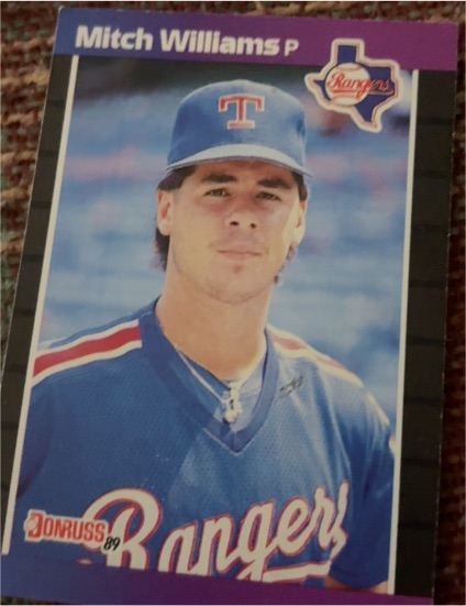 1989 Donruss #225 Mitch Williams Texas Rangers — front