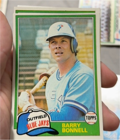 1981 Topps #558 Barry Bonnell — front