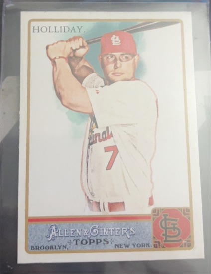 2011 Topps Allen & Ginter #240 Matt Holliday — front