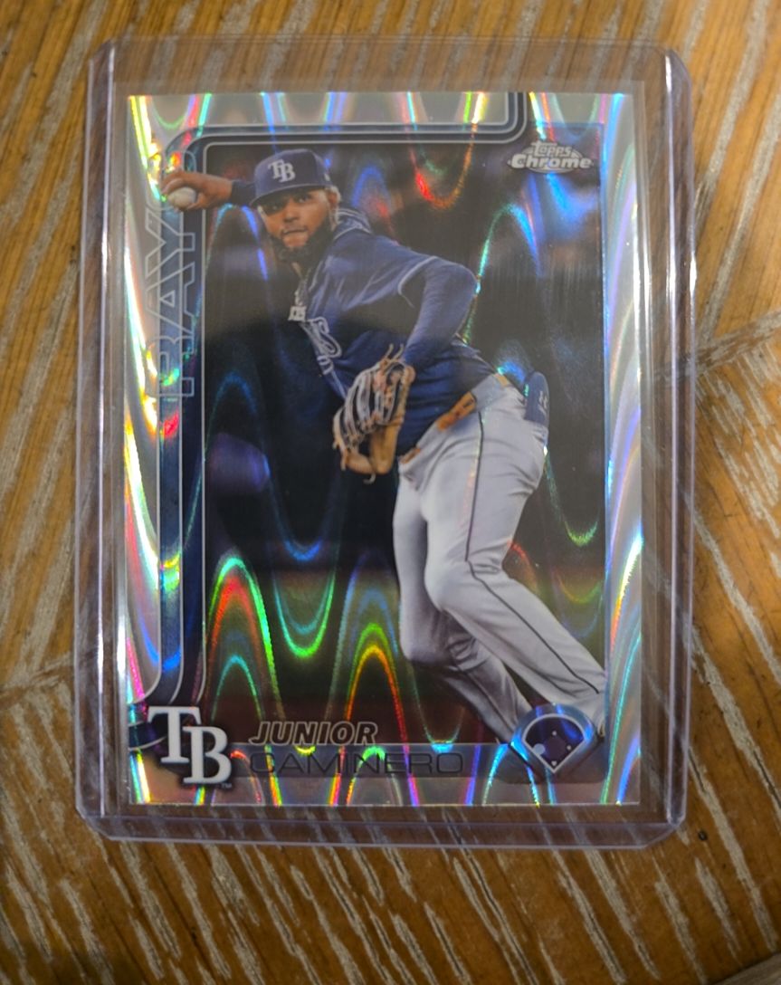 2025 Topps Chrome Update #USC109 Junior Caminero — front