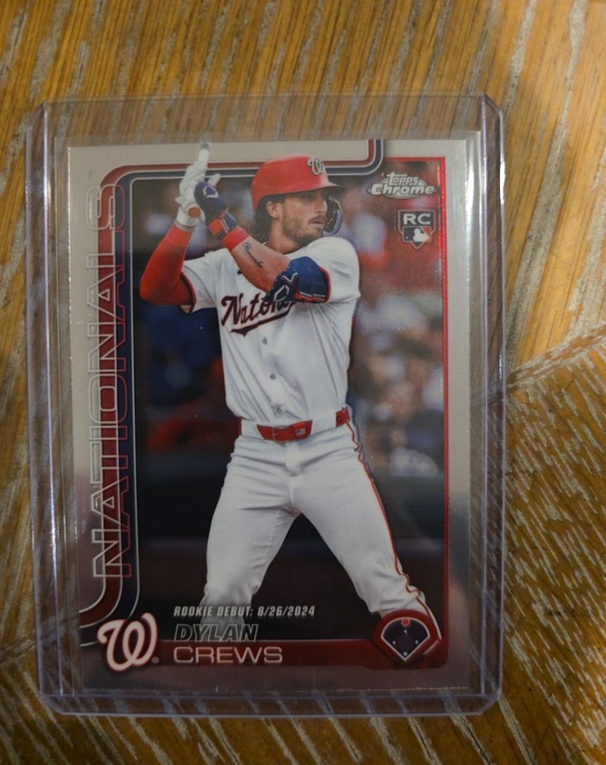 2025 Topps Chrome Update #USC190 Dylan Crews — front