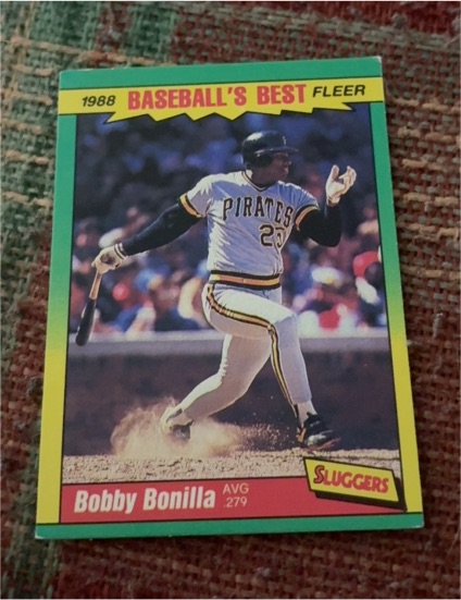 1988 Fleer Baseball's Best Sluggers vs Pitchers #3 Bobby Bonilla — front
