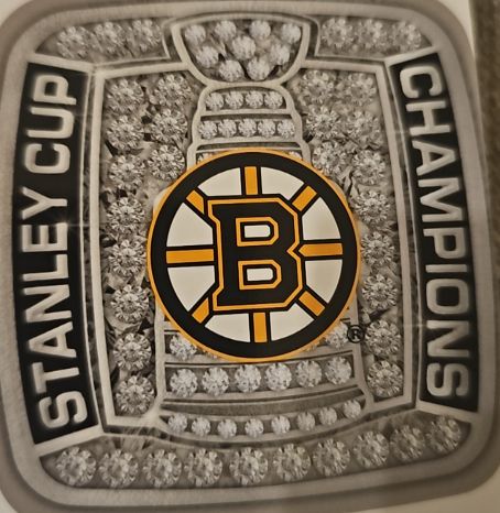 2024-25 Upper Deck Credentials #CR-BR Boston Bruins Stanley Cup Champions Ring — front