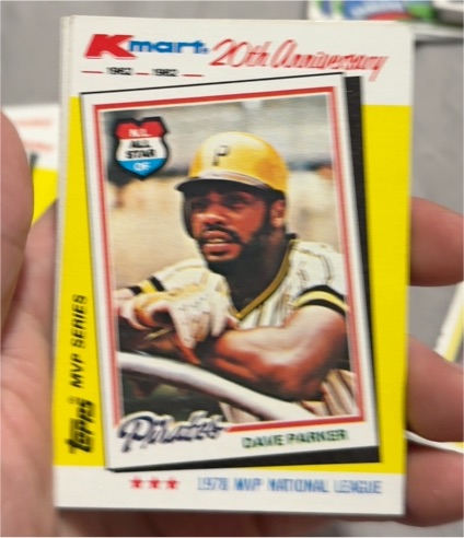 1982 Topps Kmart 20th Anniversary #34 Dave Parker — front