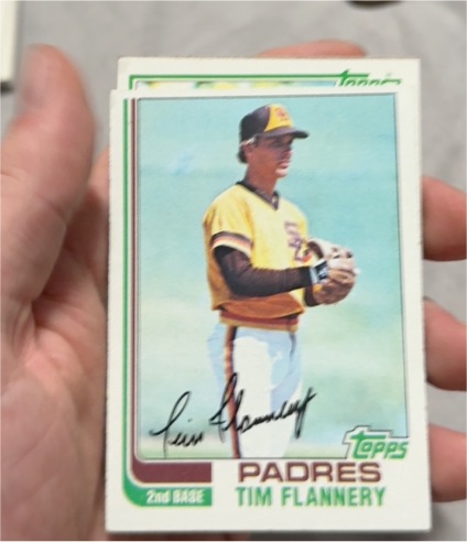 1982 Topps #249 Tim Flannery — front