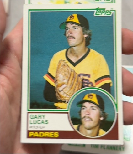 1983 Topps #761 Gary Lucas — front