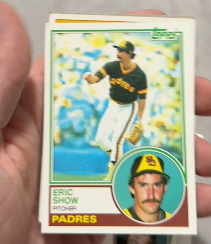 1983 Topps #68 Eric Show — front