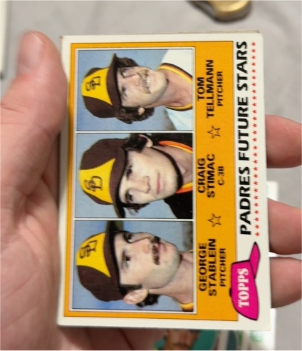 1981 Topps #356 George Stablein/Craig Stimac/Tom Tellmann — front