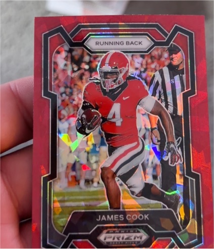 2024 Panini Prizm Draft Picks #11 James Cook — front