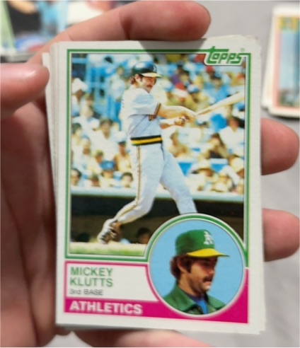 1983 Topps #571 Mickey Klutts — front