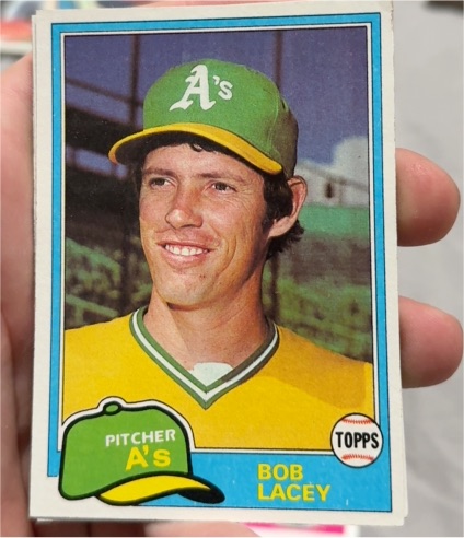1981 Topps #481 Bob Lacey — front