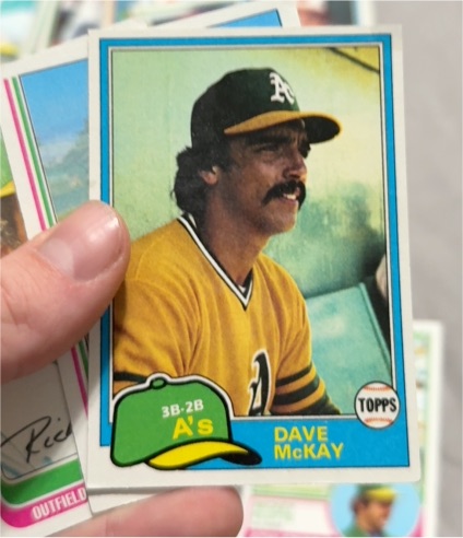 1981 Topps #461 Dave McKay — front