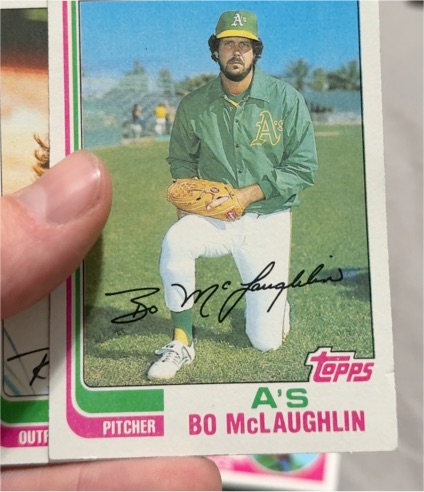 1982 Topps #217 Bo McLaughlin — front