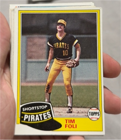 1981 Topps #501 Tim Foli — front