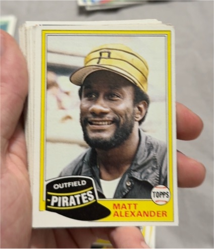 1981 Topps #68 Matt Alexander — front