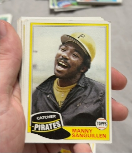 1981 Topps #226 Manny Sanguillen — front