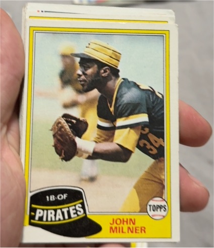 1981 Topps #618 John Milner — front