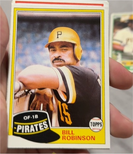 1981 Topps #51 Bill Robinson — front