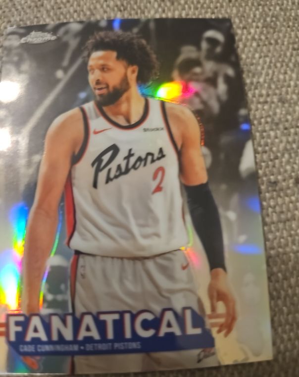 2025-26 Topps Chrome #FAN-7 Cade Cunningham Fanatical SSP — front