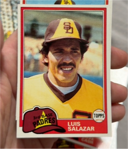 1981 Topps #309 Luis Salazar — front