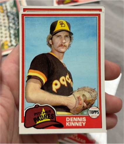 1981 Topps #599 Dennis Kinney — front