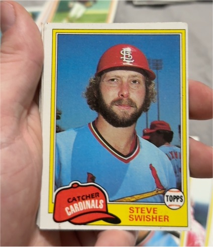 1981 Topps #541 Steve Swisher — front