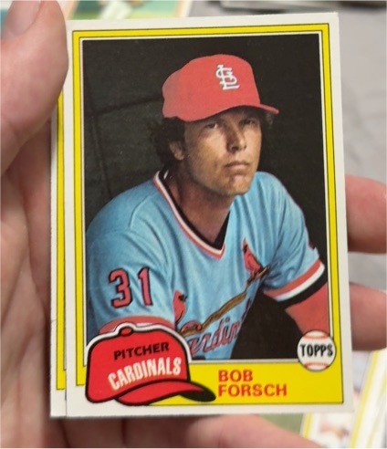 1981 Topps #140 Bob Forsch — front