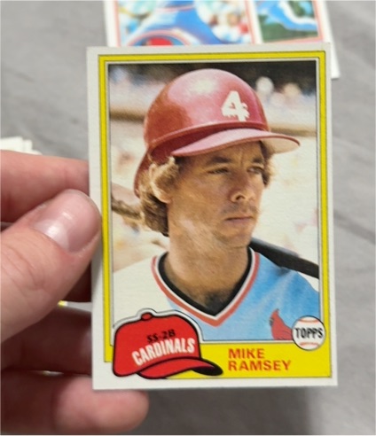 1981 Topps #366 Mike Ramsey — front