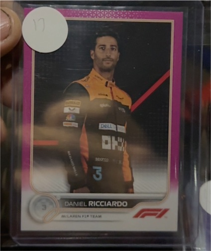 2022 Topps Formula 1 #37 Daniel Ricciardo — front