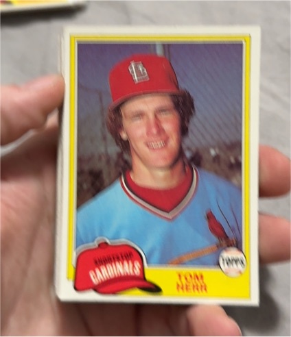 1981 Topps #266 Tom Herr — front