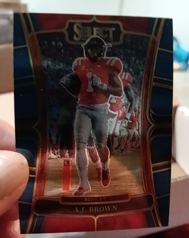 2023 Panini Select Draft Picks #57 A.J. Brown Ole Miss Rebels — front