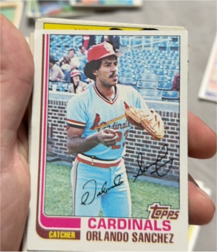 1982 Topps #604 Orlando Sanchez — front