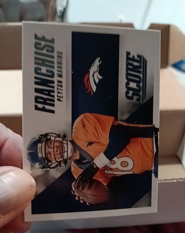 2015 Score Franchise #6 Peyton Manning — front