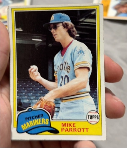 1981 Topps #187 Mike Parrott — front