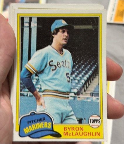 1981 Topps #219 Byron McLaughlin — front
