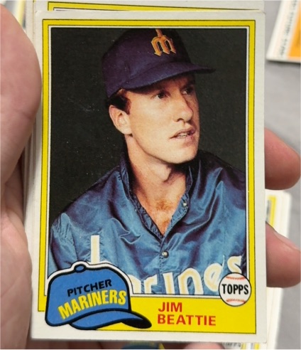 1981 Topps #443 Jim Beattie — front