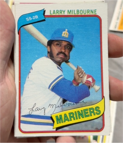 1980 Topps #422 Larry Milbourne — front