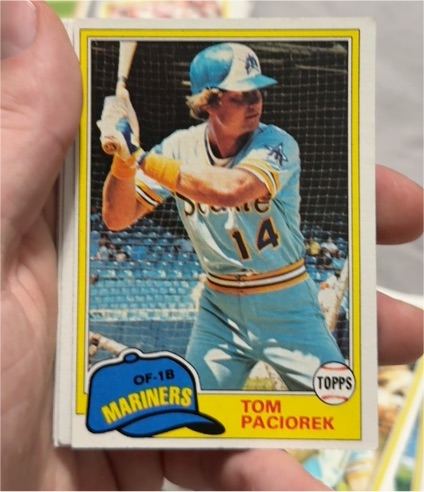 1981 Topps #228 Tom Paciorek — front