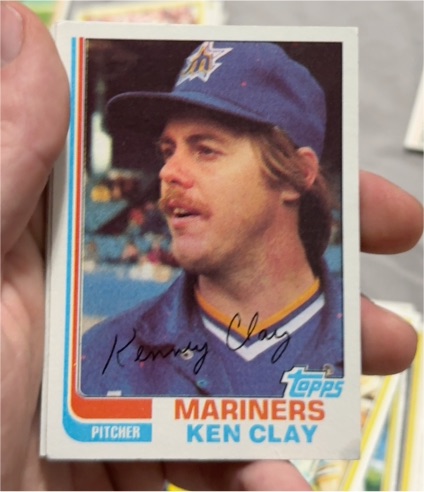 1982 Topps #649 Ken Clay — front