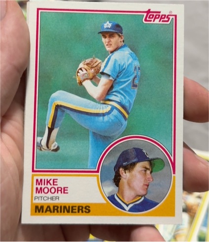 1983 Topps #209 Mike Moore — front