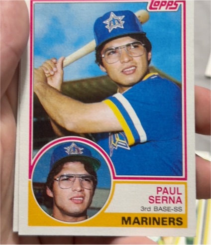 1983 Topps #492 Paul Serna Seattle Mariners — front