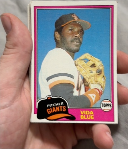 1981 Topps #310 Vida Blue — front