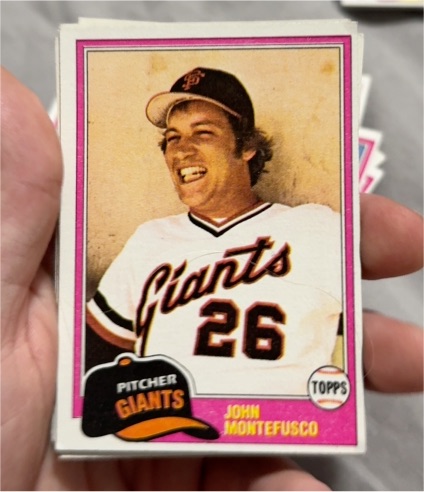 1981 Topps #438 John Montefusco — front