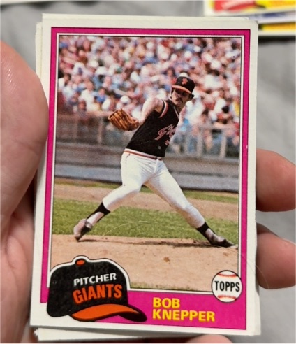 1981 Topps #279 Bob Knepper — front