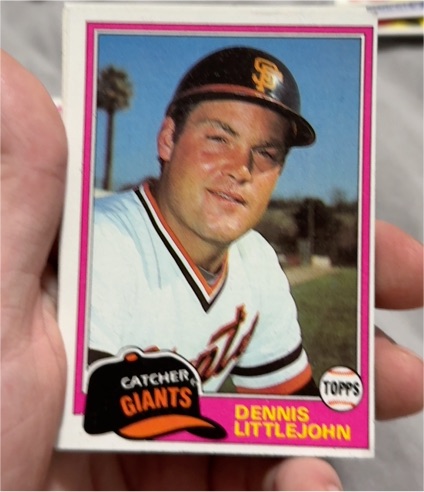 1981 Topps #561 Dennis Littlejohn — front