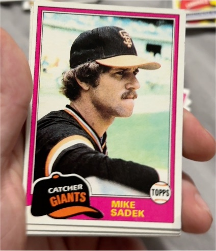 1981 Topps #384 Mike Sadek — front