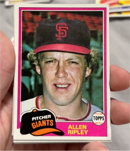 1981 Topps #144 Allen Ripley — front