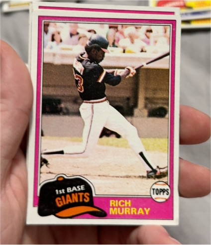 1981 Topps #195 Rich Murray — front